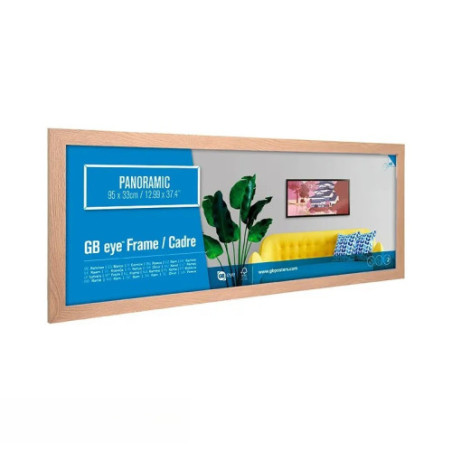 GBEYE - Cadre MDF Chêne - 33 x 95 cm