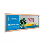 GBEYE - Cadre MDF Chêne - 33 x 95 cm