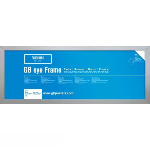 GBEYE - Cadre MDF Argent - 33 x 95 cm