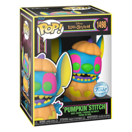 Lilo & Stitch POP! Disney Vinyl figurine Blacklight Pumpkin Stitch 9 cm