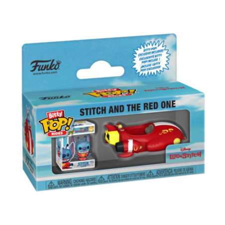 Disney Bitty Pop Ride Lilo & Stitch Red One Stitch