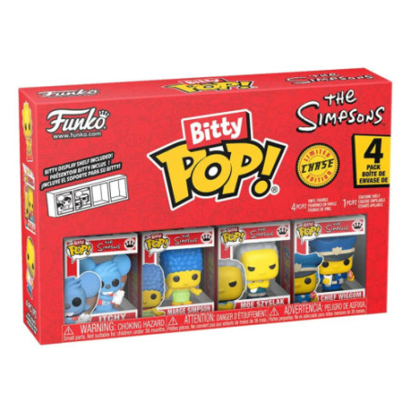 Les Simpson pack 4 figurines Bitty POP! Vinyl Series 2 2 cm
