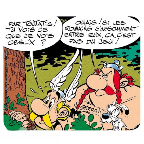 ASTERIX - Tapis de souris souple - "C'EST PAS DU JEU"