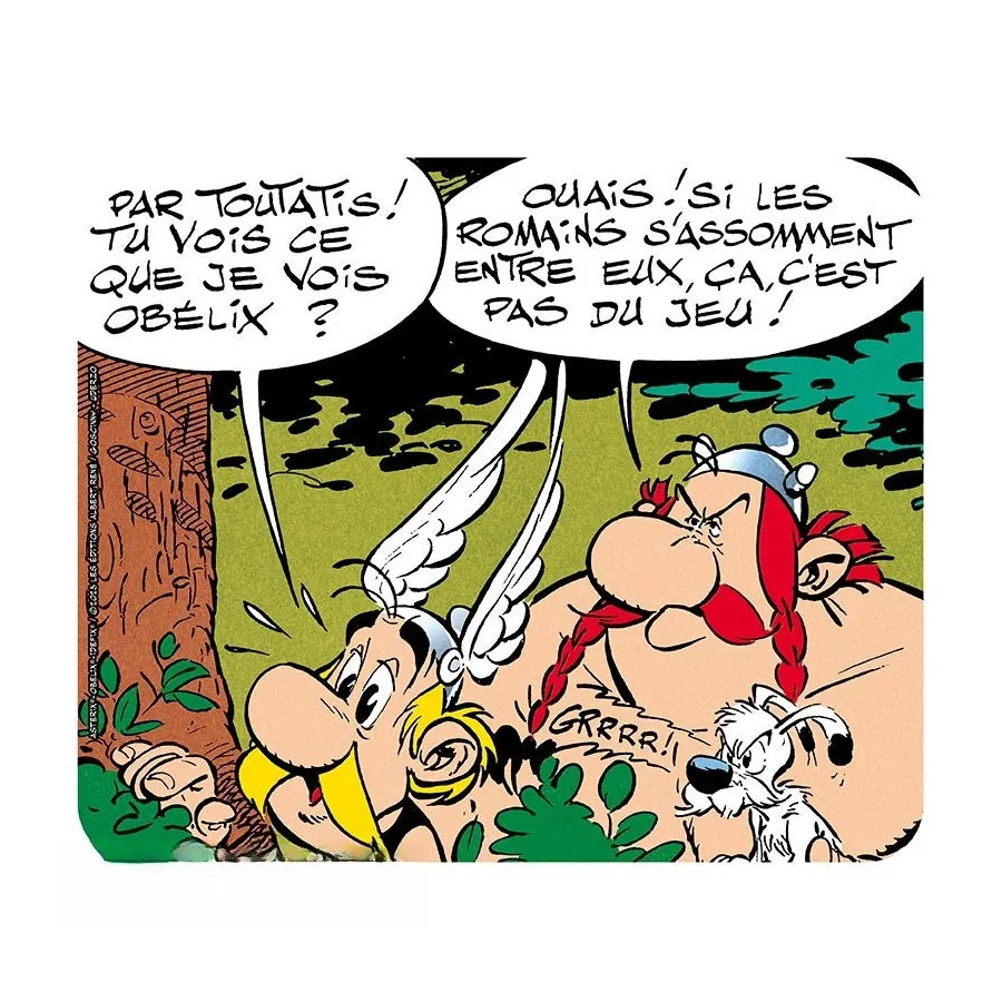 ASTERIX - Tapis de souris souple - "C'EST PAS DU JEU"