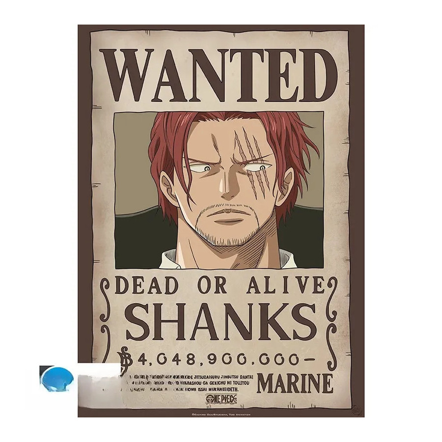 ONE PIECE - Poster Chibi 52x38 - Wanted Shanks