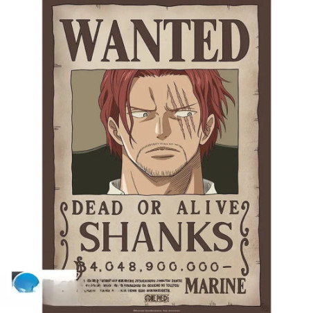 ONE PIECE - Poster Chibi 52x38 - Wanted Shanks