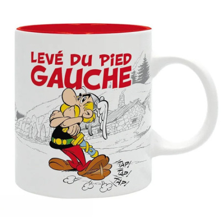 ASTERIX - Mug - 320 ml - "LEVÉ DU PIED GAUCHE"