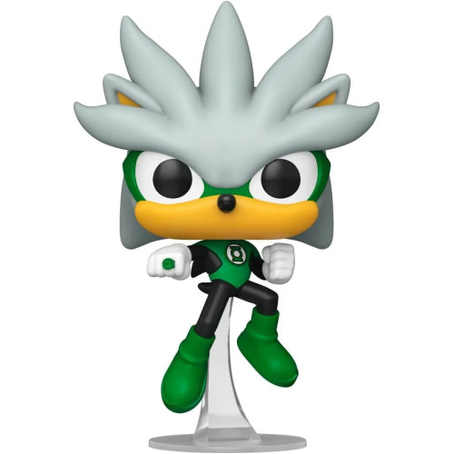 DC's Justice League and Sonic the Hedgehog POP! Movies Vinyl figurines Silver/GL 9 cm