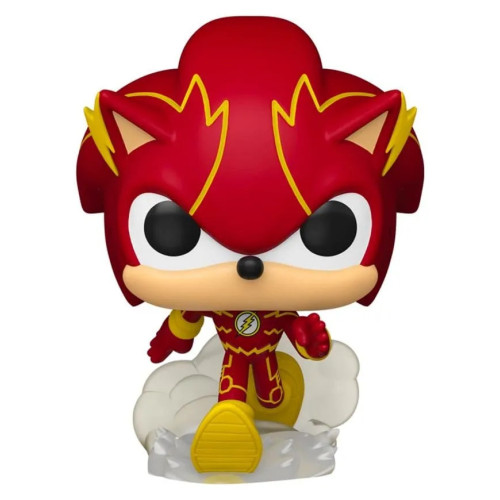 DC x Sonic the Hedgehog POP! Heroes Vinyl figurine Sonic as The Flash 9 cm