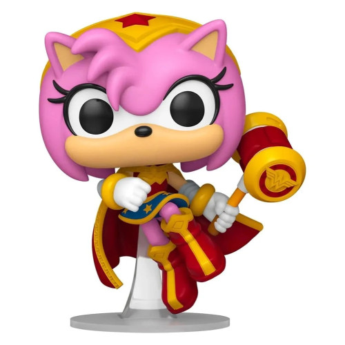 DC x Sonic the Hedgehog POP! Heroes Vinyl figurine Amy as Wonder Woman 9 cm