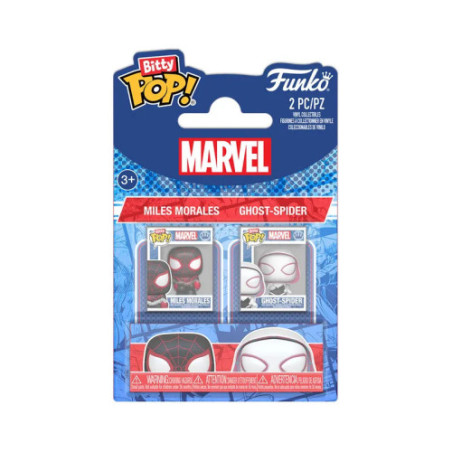Marvel Bitty Pop 2-Pack Spiderman Miles Morales & Gwen