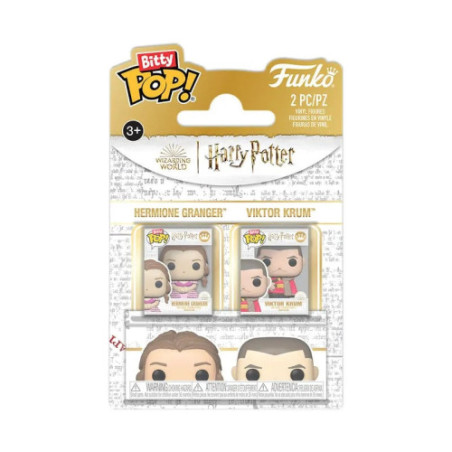 Harry Potter Bitty Pop 2-Pack Hermione & Krum