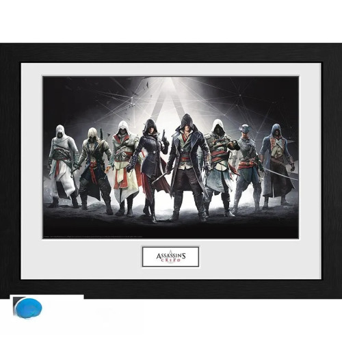 ASSASSIN'S CREED - Tirage encadré "Personnages" (30x40)