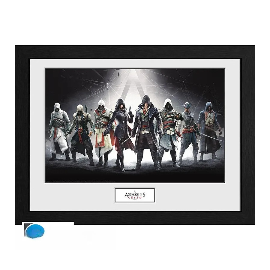 ASSASSIN'S CREED - Tirage encadré "Personnages" (30x40)