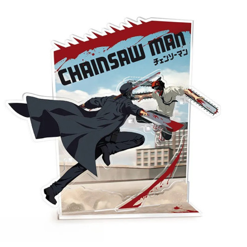 CHAINSAW MAN - Acryl Diorama - Denji vs démons