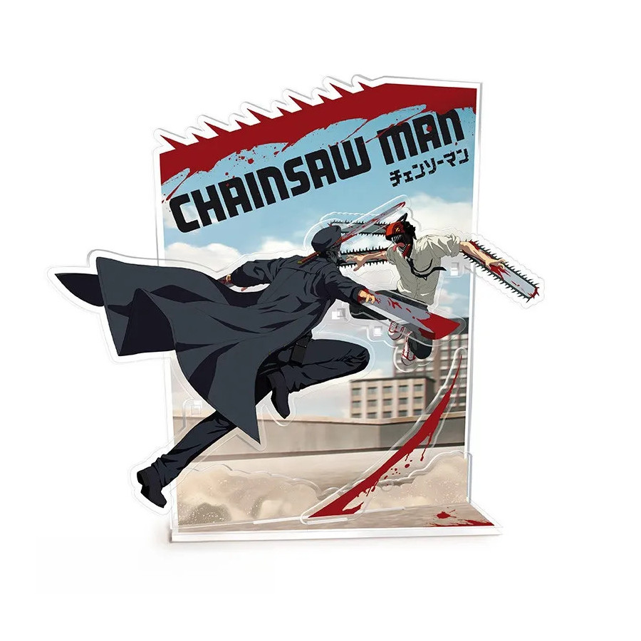 CHAINSAW MAN - Acryl Diorama - Denji vs démons