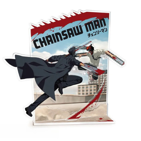 CHAINSAW MAN - Acryl Diorama - Denji vs démons