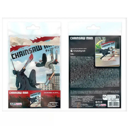 CHAINSAW MAN - Acryl Diorama - Denji vs démons