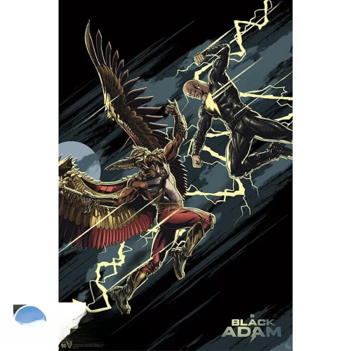 DC COMICS - Poster Maxi 91,5x61 - Black Adam vs Hawkman