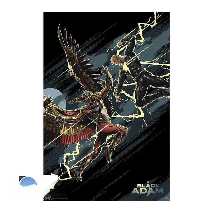 DC COMICS - Poster Maxi 91,5x61 - Black Adam vs Hawkman
