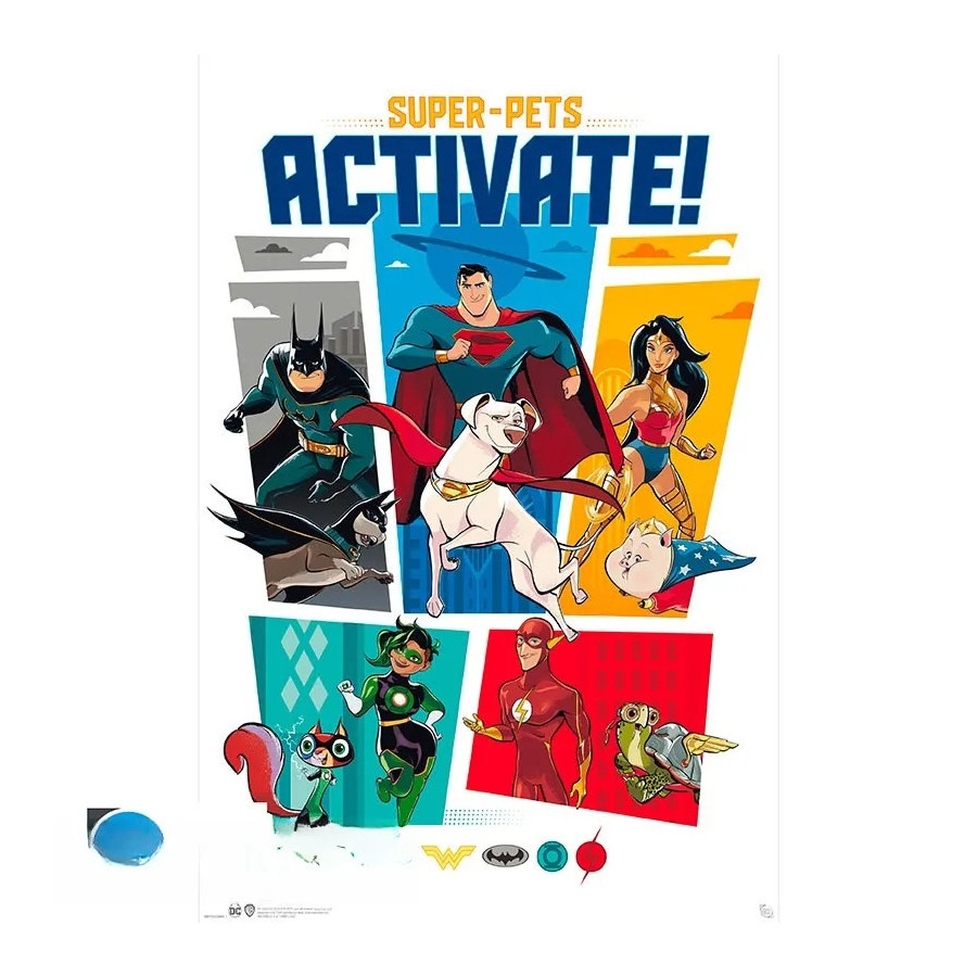 DC COMICS - Poster Maxi 91,5x61 - Super Animaux Activate