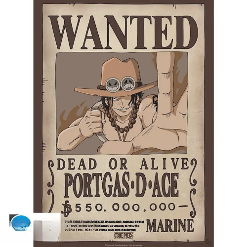 ONE PIECE - Poster Chibi 52x38 - Wanted Ace