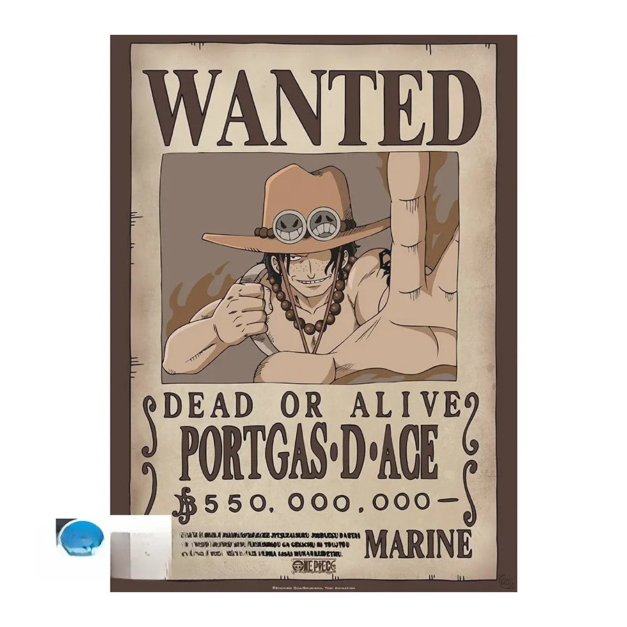 ONE PIECE - Poster Chibi 52x38 - Wanted Ace