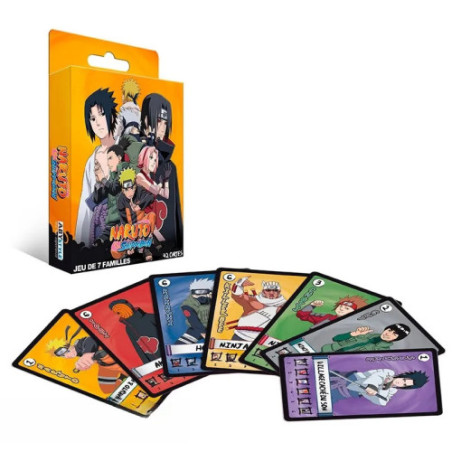 NARUTO SHIPPUDEN - Jeu - 7 familles Naruto Shippuden (FR only)