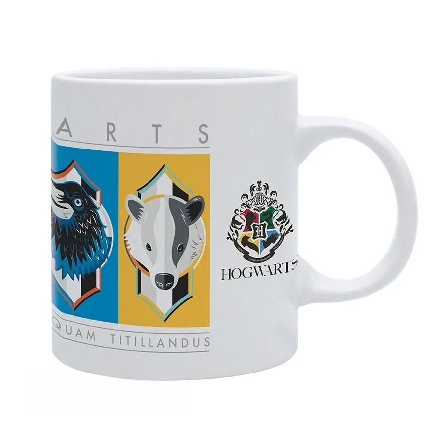 HARRY POTTER - Mug - 320 ml - Crests Simples Maisons - subli boîte