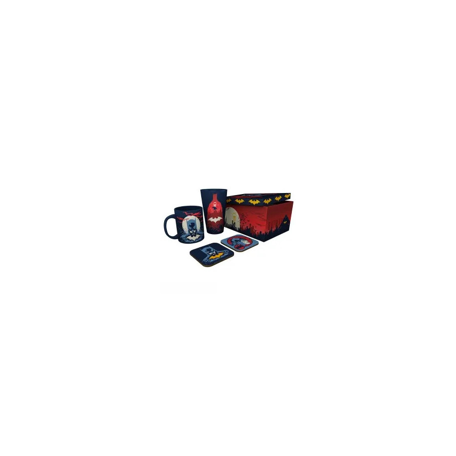 DC COMICS - Pck Verre XXL + Mug + 2 Coasters "Glow"