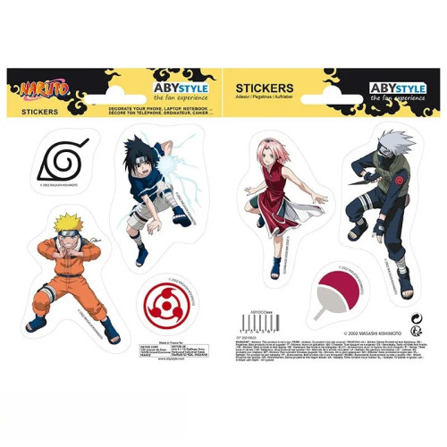 NARUTO - Stickers - 16x11cm/ 2 planches - Equipe 7