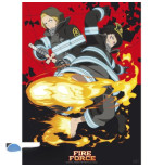 FIRE FORCE - Poster Chibi 52x38 - Shinra & Arthur
