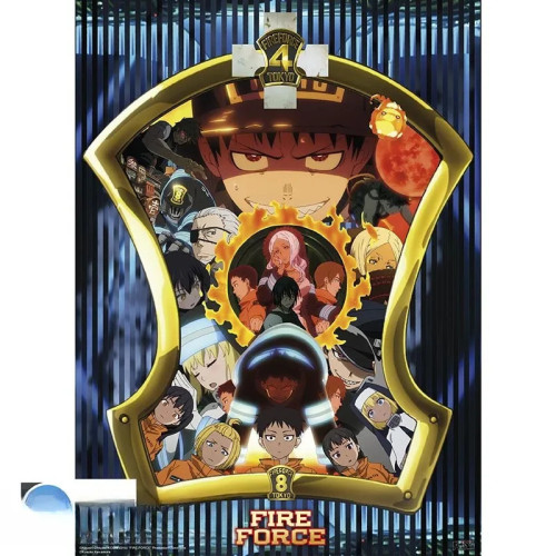 FIRE FORCE - Poster Chibi 52x38 - Brigades Spéciales