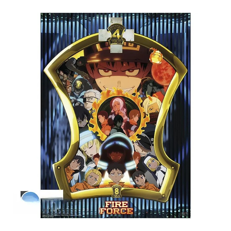 FIRE FORCE - Poster Chibi 52x38 - Brigades Spéciales