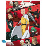 ONE PUNCH MAN - Poster Chibi 52x38 - Rassemblement Des Héros