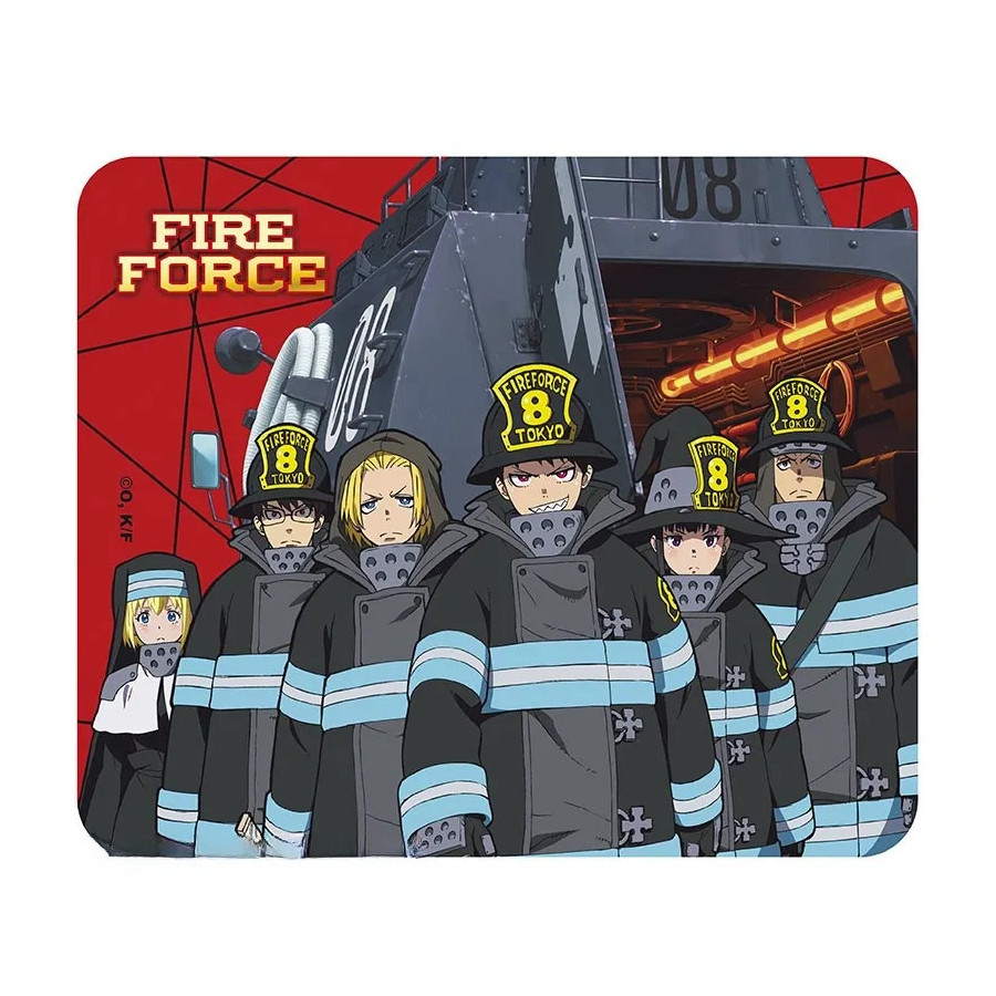 FIRE FORCE - Tapis de souris souple - 8ème brigade