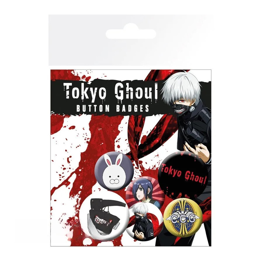 TOKYO GHOUL - Pack de Badges – Mix