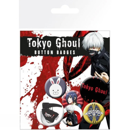 TOKYO GHOUL - Pack de Badges – Mix