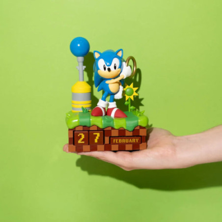 Sonic the Hedgehog Calendrier perpétuel 3D Sonic
