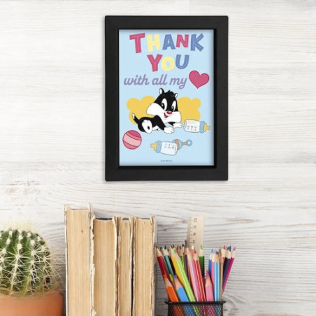 Looney Tunes - Cadre Kraft - "THANK YOU with all my heart"