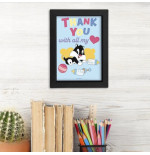 Looney Tunes - Cadre Kraft - "THANK YOU with all my heart"
