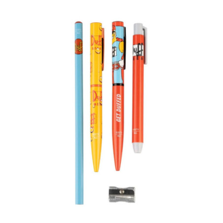 Les Simpson Porte-crayons incl. Set de Papeterie