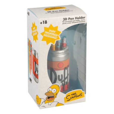 Les Simpson Porte-crayons incl. Set de Papeterie