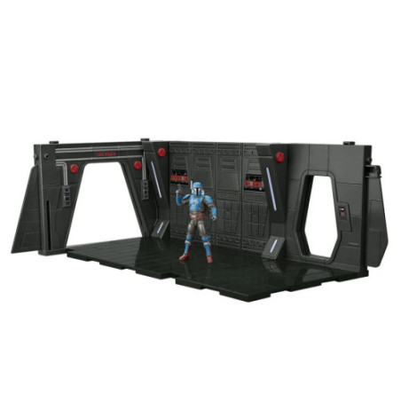 Star Wars: The Mandalorian Vintage Collection Tantive IV Hallway et figurine Mandalorian Privateer 10 cm