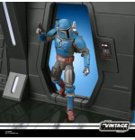 Star Wars: The Mandalorian Vintage Collection Tantive IV Hallway et figurine Mandalorian Privateer 10 cm