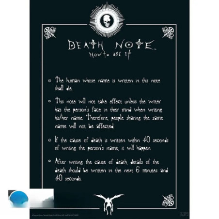 DEATH NOTE - Set 2 Posters Chibi 52x38 - Light & Death Note