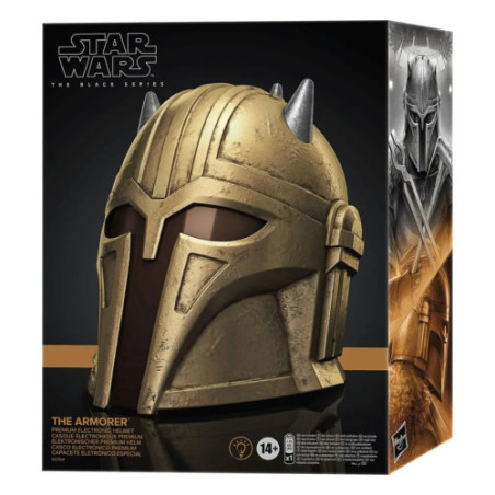Star Wars: The Mandalorian Black Series casque electronique The Armorer