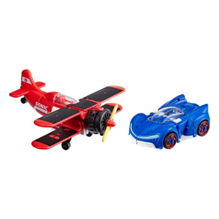Sonic the Hedgehog x Transformers pack 2 figurines Wingtail & Blue Booster 13 cm