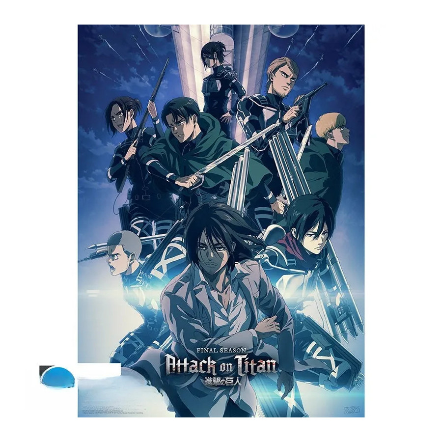 ATTACK ON TITAN - Poster Chibi 52x38 - S4 Groupe