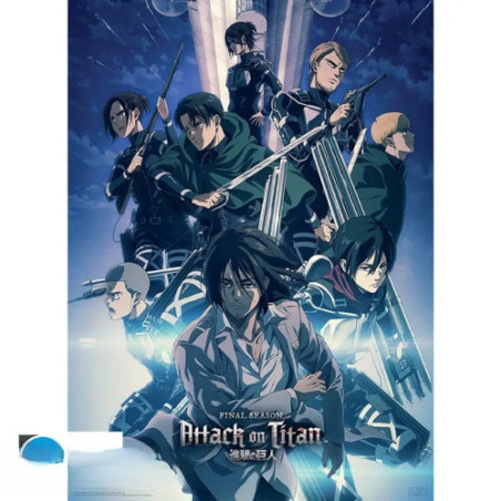 ATTACK ON TITAN - Poster Chibi 52x38 - S4 Groupe